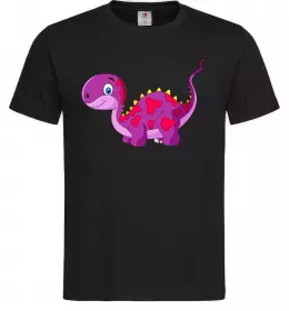 Мужская футболка Fuchsia dino Черный фото