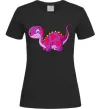 Женская футболка Fuchsia dino Черный фото