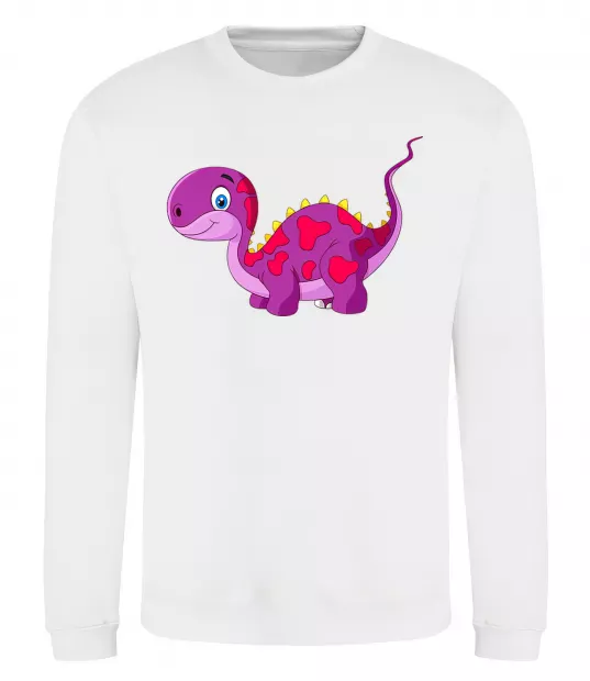 Світшот Fuchsia dino Білий фото