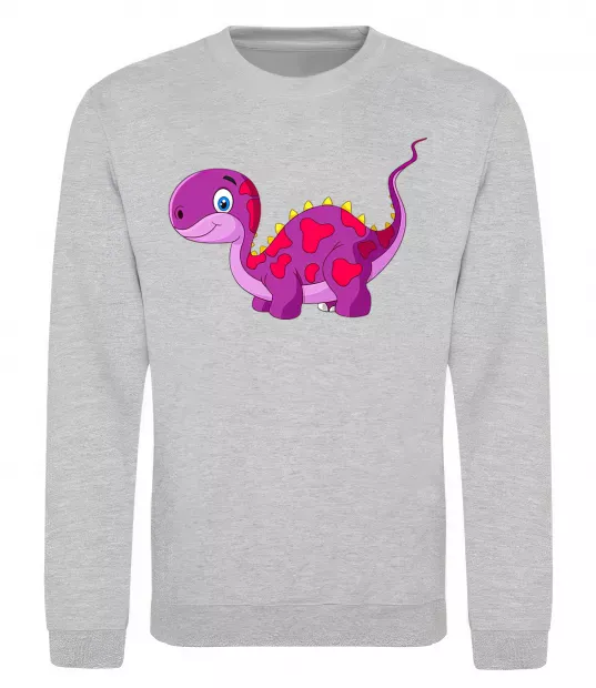 Світшот Fuchsia dino Сірий меланж фото