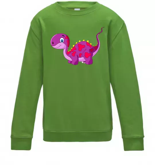 Дитячий світшот Fuchsia dino Лаймовий фото