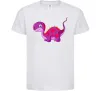 Детская футболка Fuchsia dino Белый фото