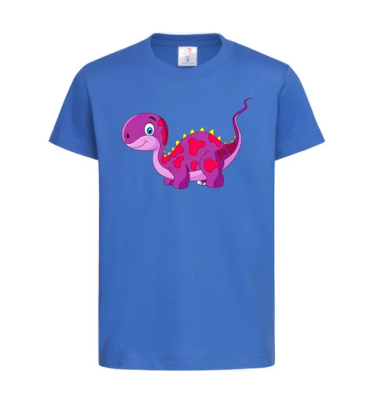 Детская футболка Fuchsia dino Ярко-синий фото