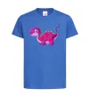 Детская футболка Fuchsia dino Ярко-синий фото