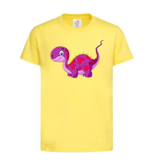 Детская футболка Fuchsia dino Лимонный фото