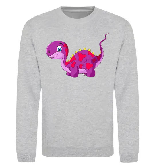 Свитшот Fuchsia dino Серый меланж фото
