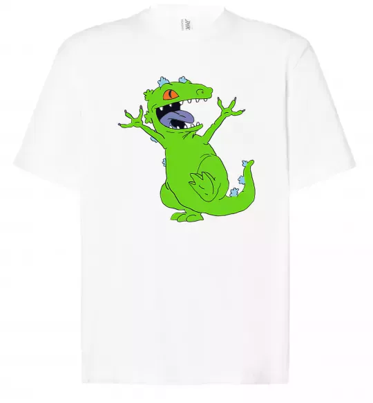 Футболка Оверсайз Crazy dino Белый фото