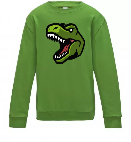 Детский Свитшот Screaming dino Лаймовый фото