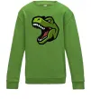 Детский Свитшот Screaming dino Лаймовый фото