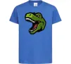 Детская футболка Screaming dino Ярко-синий Детская футболка Screaming dino Ярко-синий фото