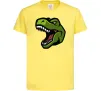 Детская футболка Screaming dino Лимонный Детская футболка Screaming dino Лимонный фото