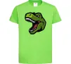 Детская футболка Screaming dino Лаймовый Детская футболка Screaming dino Лаймовый фото