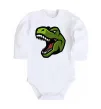 Детский боди Screaming dino Белый фото