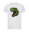 Детская футболка Screaming dino Белый фото