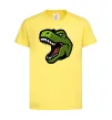 Детская футболка Screaming dino Лимонный фото