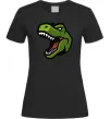 Жіноча футболка Screaming dino Чорний фото