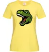 Жіноча футболка Screaming dino Лимонний фото