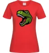 Жіноча футболка Screaming dino Червоний фото