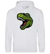 Жіноча толстовка (худі) Screaming dino Сірий меланж Жіноча толстовка (худі) Screaming dino Сірий меланж фото
