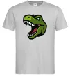 Чоловіча футболка Screaming dino Сірий фото