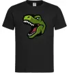Чоловіча футболка Screaming dino Чорний фото