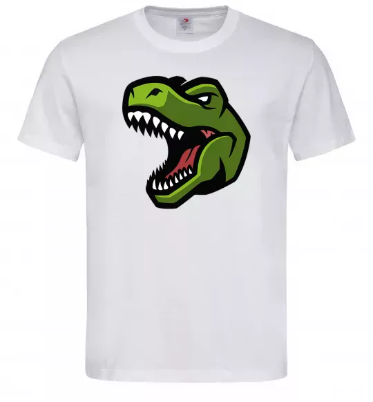 Чоловіча футболка Screaming dino Білий фото