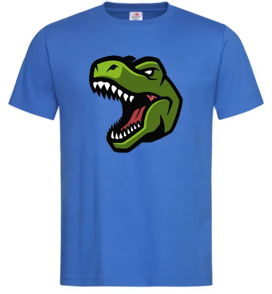 Чоловіча футболка Screaming dino Яскраво-синій фото