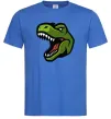 Чоловіча футболка Screaming dino Яскраво-синій фото