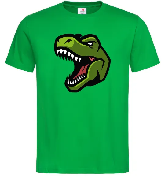 Чоловіча футболка Screaming dino Зелений фото