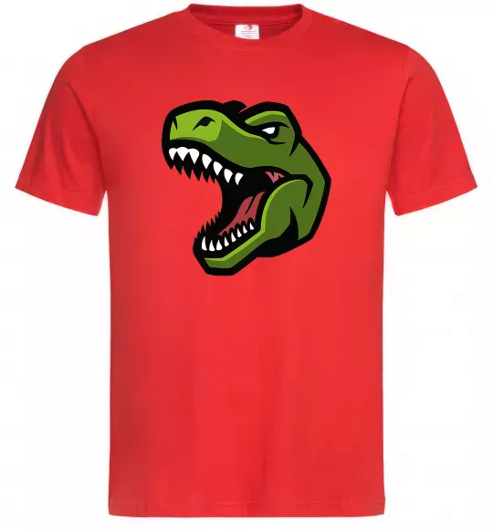 Чоловіча футболка Screaming dino Червоний фото
