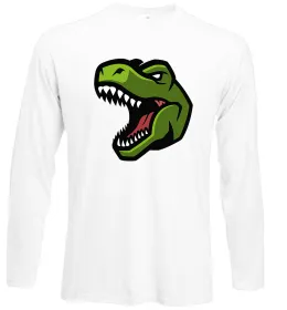 Лонгслив Screaming dino Белый фото