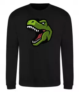 Свитшот Screaming dino Черный фото