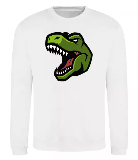 Свитшот Screaming dino Белый фото