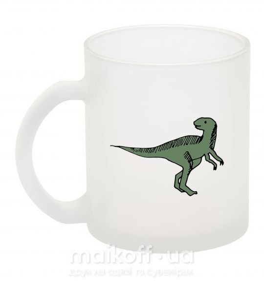 Чашка стеклянная Dino illustration Фроузен фото