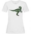 Женская футболка Dino illustration Белый фото