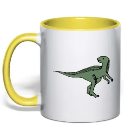 Чашка з кольоровою ручкою