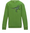 Детский Свитшот Dino illustration Лаймовый Детский Свитшот Dino illustration Лаймовый фото