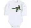 Детский боди Dino illustration Белый фото
