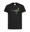 Детская футболка Dino illustration Черный фото