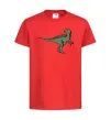 Детская футболка Dino illustration Красный фото