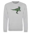 Свитшот Dino illustration Серый меланж фото