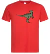 Мужская футболка Dino illustration Красный Мужская футболка Dino illustration Красный фото