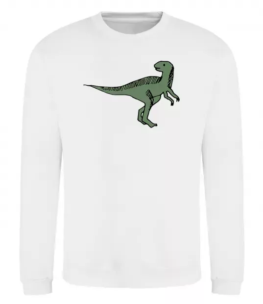 Свитшот Dino illustration Белый фото
