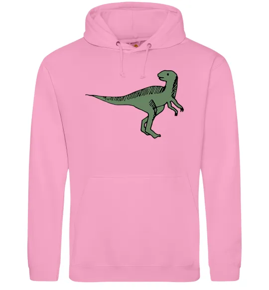 Жіноча толстовка (худі) Dino illustration Рожевий фото