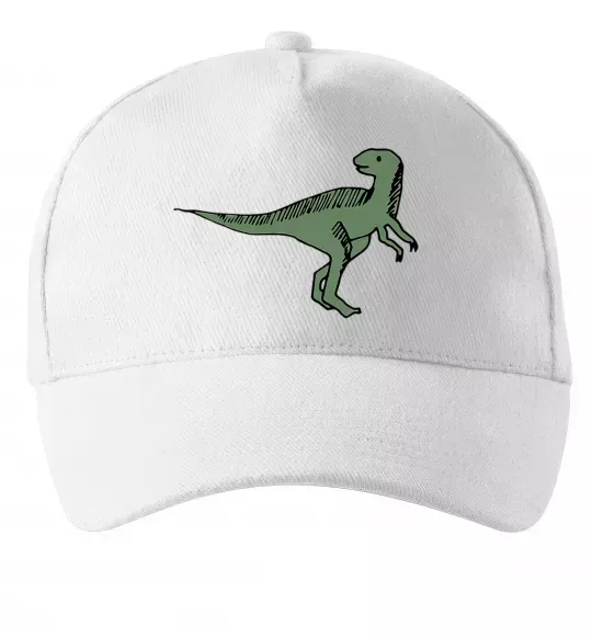 Кепка Dino illustration Белый фото