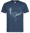 Чоловіча футболка Підступний динозавр Темно-синій Чоловіча футболка Підступний динозавр Темно-синій фото
