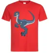 Чоловіча футболка Підступний динозавр Червоний Чоловіча футболка Підступний динозавр Червоний фото