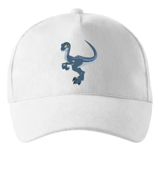 Кепка Підступний динозавр Білий фото