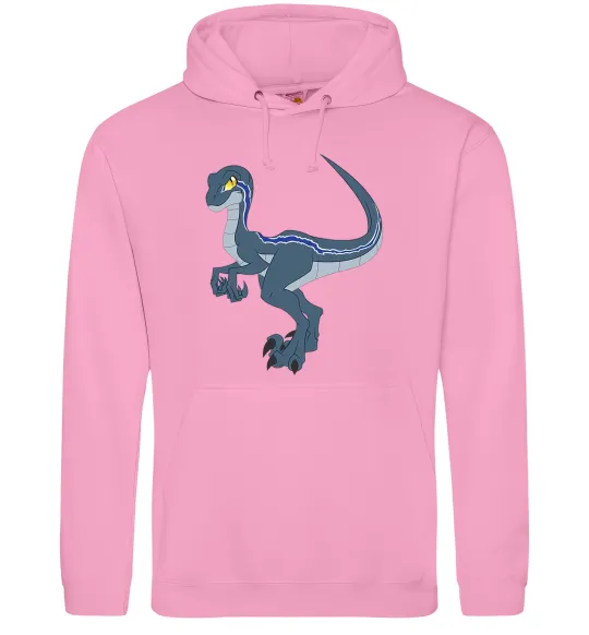 Чоловіча толстовка (худі) Підступний динозавр Рожевий фото