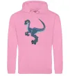 Чоловіча толстовка (худі) Підступний динозавр Рожевий фото